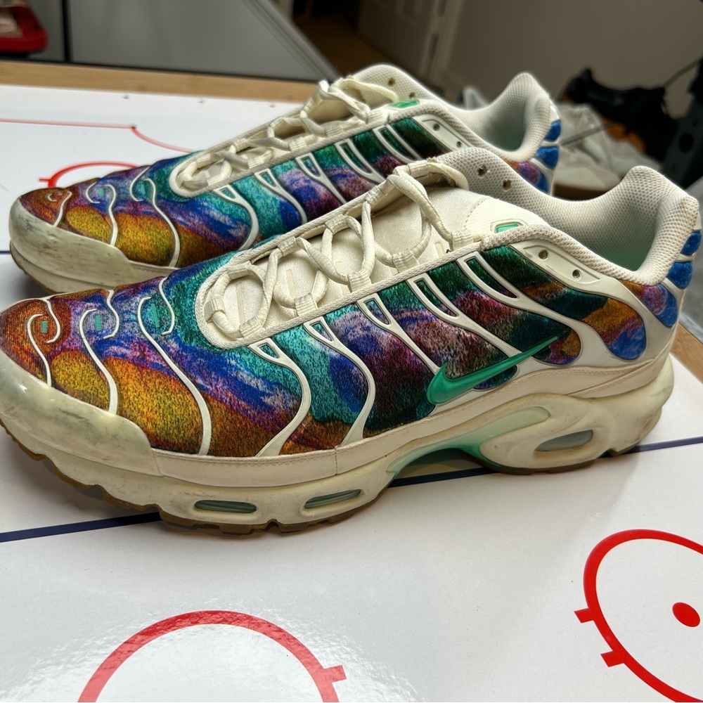 Nike Air Max Plus Tn Print Alternate Galaxy Mens 13 Colorful Sneakers AR1949-100 - Picture 2 of 16